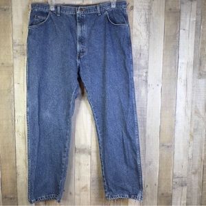 Wrangler Size 42x30 Straight Leg Denim Jeans Real Tough Not the Stretch …